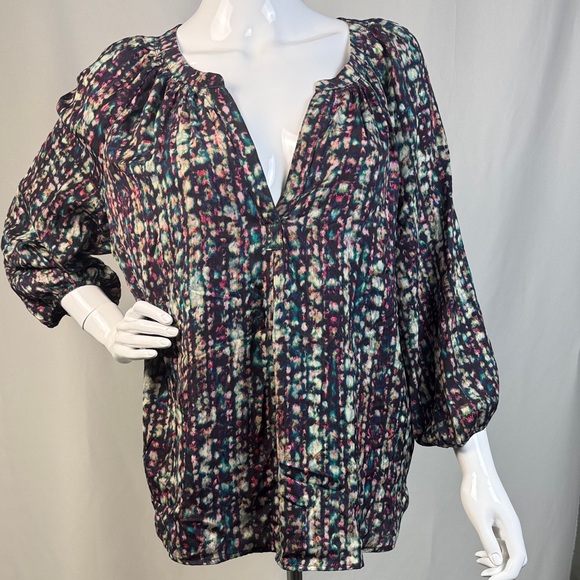 Willi Smith Tops - Willi Smith Colorful Patterned Blouse